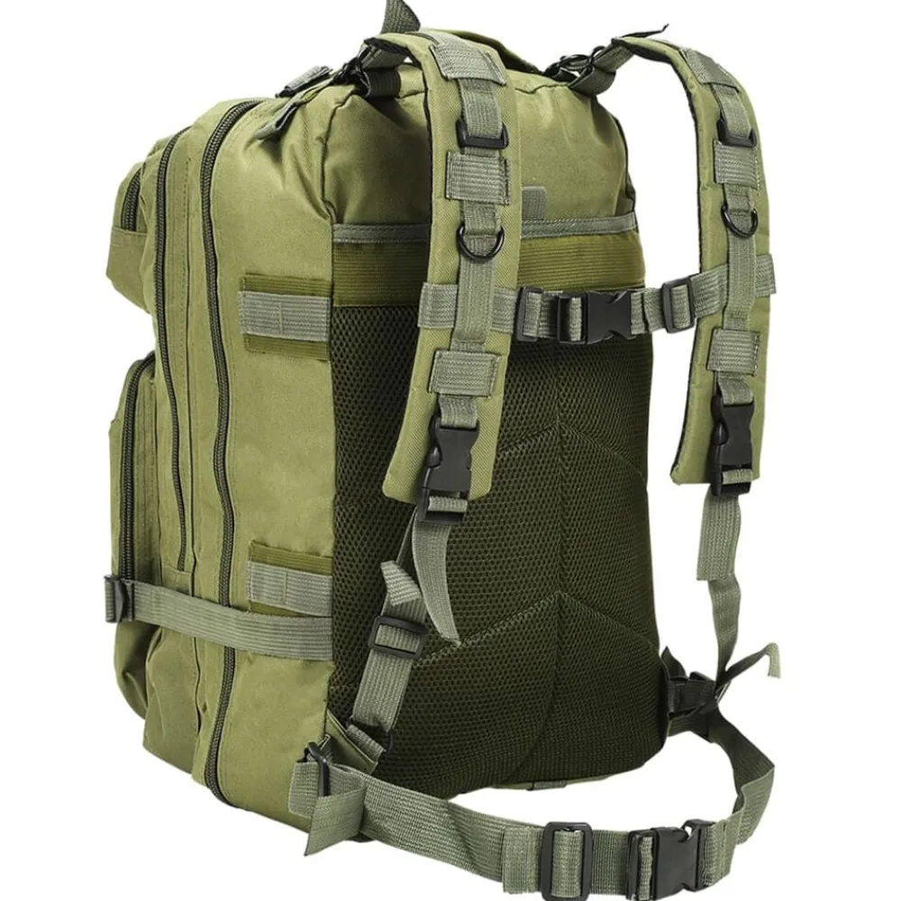 Bagage & Tassen*vidaXL 91382 Rugzak legerstijl 50 L Olijfgroen