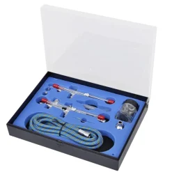 Gereedschap*vidaXL Airbrush set met 2 pistolen