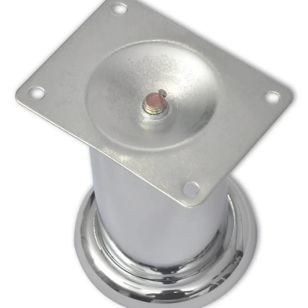 Accessoires Voor Stoelen En Banken*vidaXL Bankpoten rond chroom 60 mm 4 st