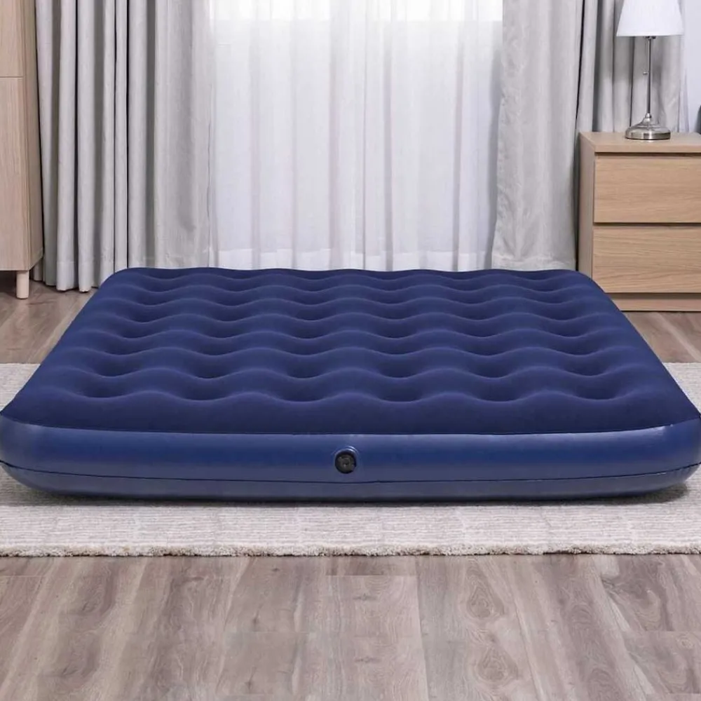 Buitensport*vidaXL Best Way Luchtbed Blauw 203 x 152 x 22 cm PVC