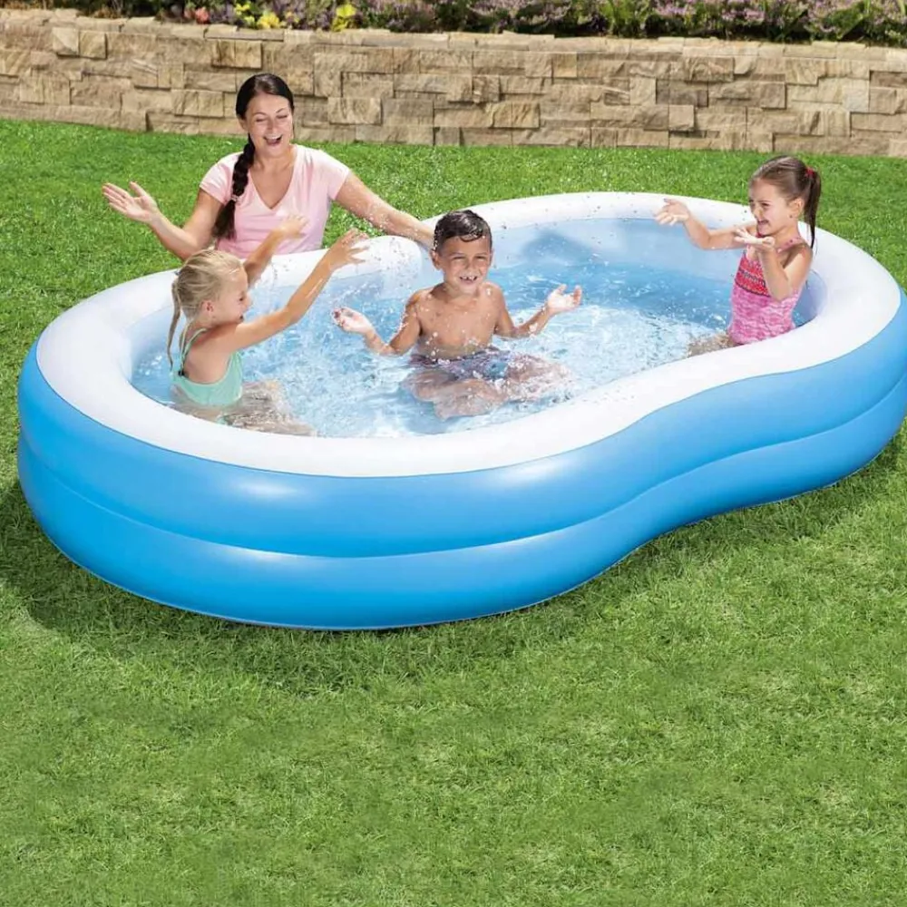 Zwembaden & Spa'S*vidaXL Bestway Familiezwembad Big Lagoon 262x157x46 cm