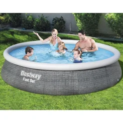 Bestway Fast Set Zwembadset met pomp opblaasbaar 396x84 cm>vidaXL Outlet