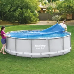 Zwembaden & Spa'S*vidaXL Bestway Flowclear Solarzwembadhoes 427 cm