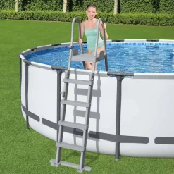 Bestway Flowclear Zwembadladder met 4 treden 132 cm>vidaXL