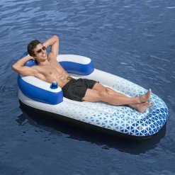 Zwembaden & Spa'S*vidaXL Bestway Hydro-Force Drijfbed 183x97 cm blauw