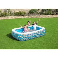 Zwembaden & Spa'S*vidaXL Bestway Kinderzwembad opblaasbaar 229x152x56 cm blauw
