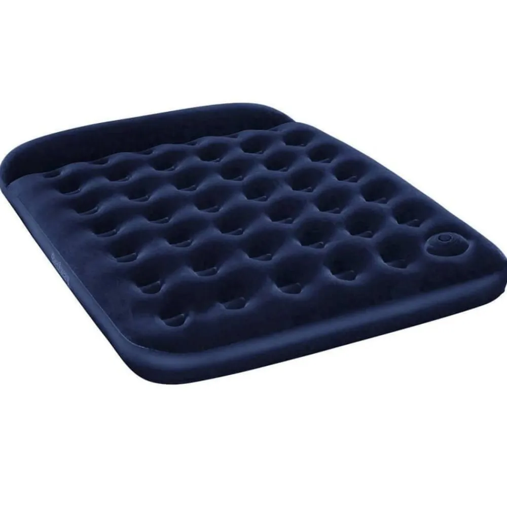 Buitensport*vidaXL Bestway Luchtbed met ingebouwde voetpomp 203x152x28 cm