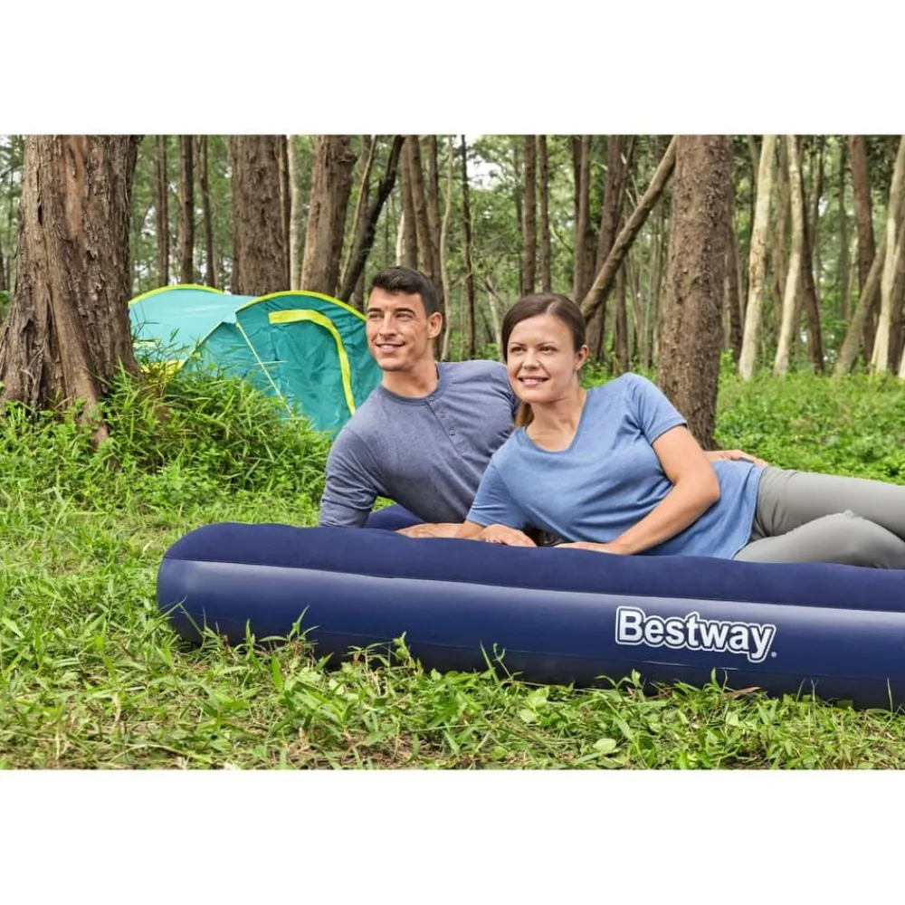 Bestway Luchtbed opblaasbaar 203x183x22 cm 67004>vidaXL Hot