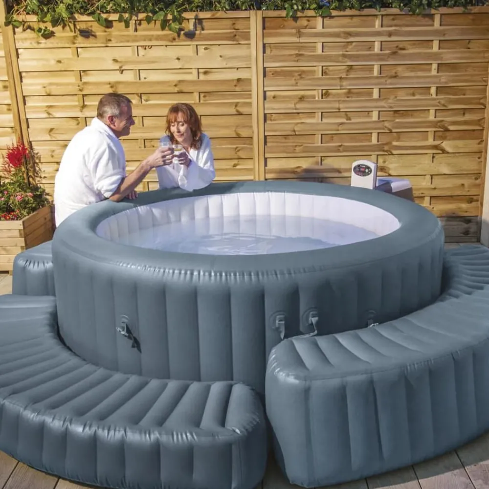 Zwembaden & Spa'S*vidaXL Bestway Omranding voor ronde spa's Lay-Z-Spa opblaasbaar