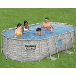 Zwembaden & Spa'S*vidaXL Bestway Power Steel Zwembadset 427x250x100 cm
