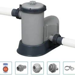 Zwembaden & Spa'S*vidaXL Bestway Power Steel Zwembadset 488x122 cm
