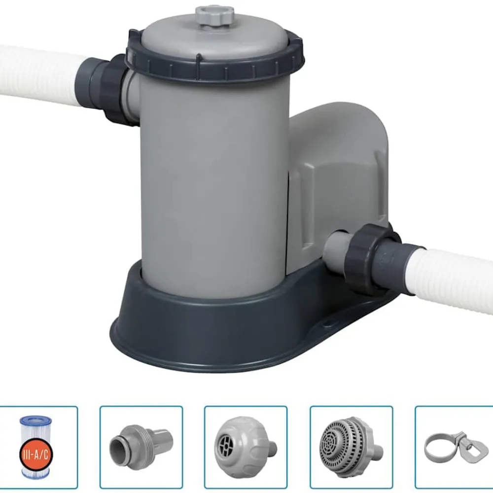 Zwembaden & Spa'S*vidaXL Bestway Power Steel Zwembad 549x132 cm