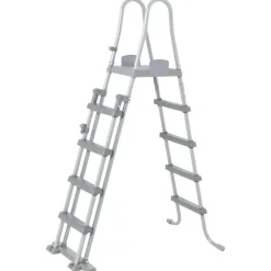 Zwembaden & Spa'S*vidaXL Bestway Power Steel Zwembadset rechthoekig 488x244x122 cm