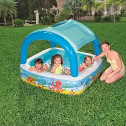 Bestway Speelbad met overkapping 140x140x114 cm blauw 52192><noscript><img width=