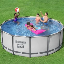Zwembaden & Spa'S*vidaXL Bestway Steel Pro MAX Zwembadset rond 396x122 cm