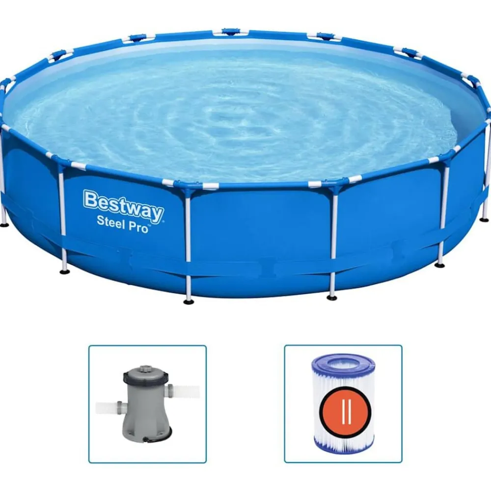 Zwembaden & Spa'S*vidaXL Bestway Steel Pro Zwembad frame 396x84 cm