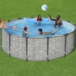 Zwembaden & Spa'S*vidaXL Bestway Zwembad Power Steel 427x122 cm