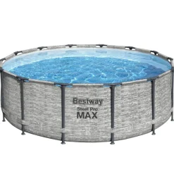 Zwembaden & Spa'S*vidaXL Bestway Zwembad Power Steel 427x122 cm