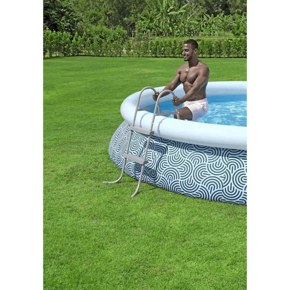 Bestway Zwembadladder 2 treden Flowclear 84 cm>vidaXL Discount