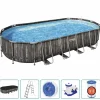 Bestway Zwembadset ovaal 7,32x3,66x1,22 m>vidaXL Discount