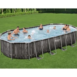 Bestway Zwembadset ovaal 7,32x3,66x1,22 m>vidaXL New
