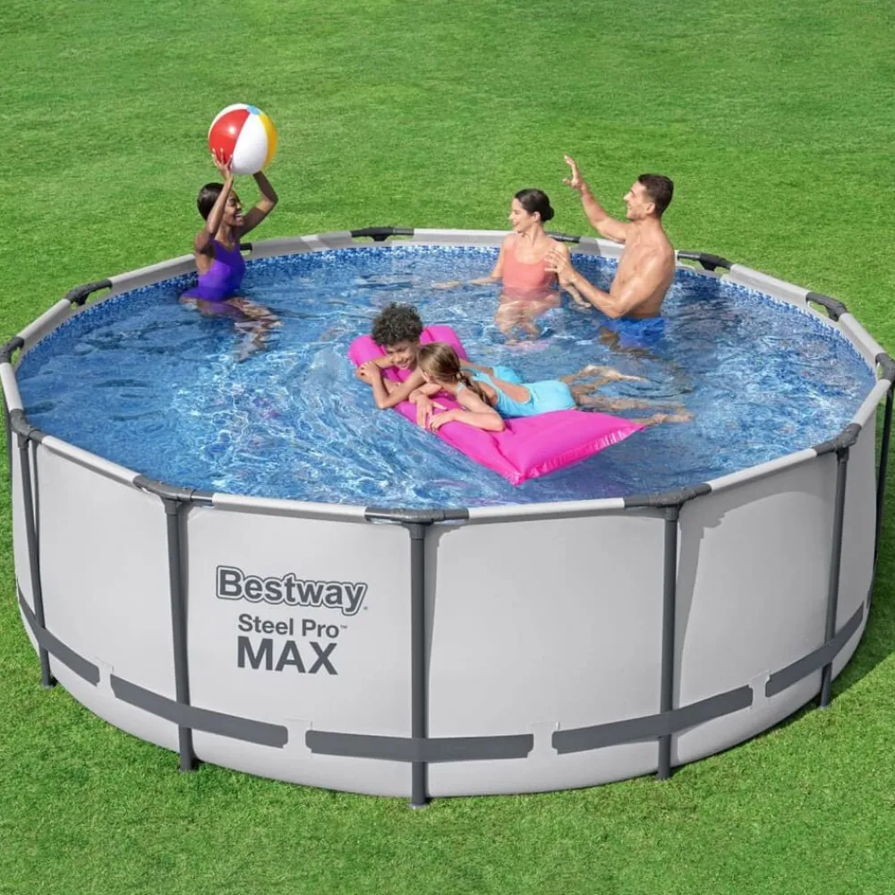 Zwembaden & Spa'S*vidaXL Bestway Zwembadset Steel Pro MAX rond 396x122 cm