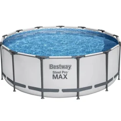 Zwembaden & Spa'S*vidaXL Bestway Zwembadset Steel Pro MAX rond 396x122 cm