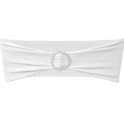 Woon- & Tuinaccessoires*vidaXL Decoratief stoellint met een diamant 25 stuks Wit