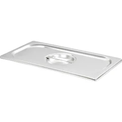 Keuken & Eetkamer*vidaXL Deksels 4 st voor GN 1/3 schalen roestvrij staal
