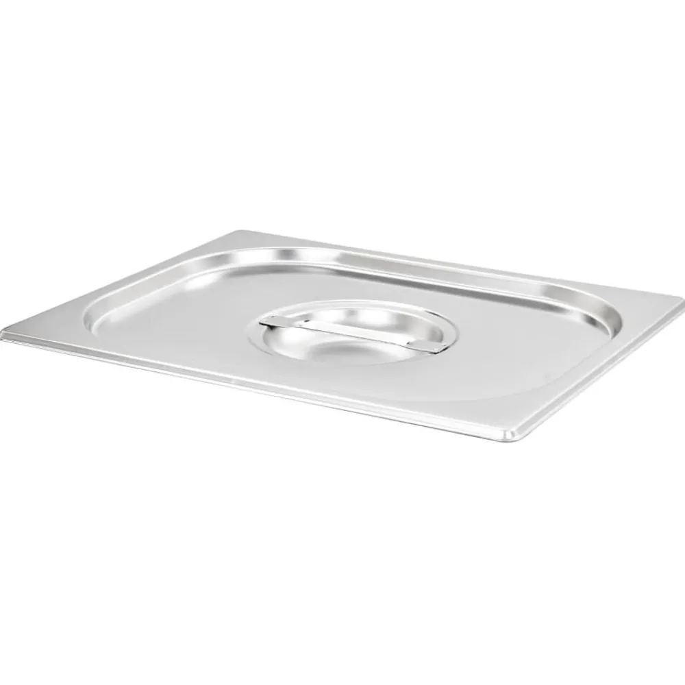 Keuken & Eetkamer*vidaXL Deksels 2 st voor GN 1/2 schalen roestvrij staal