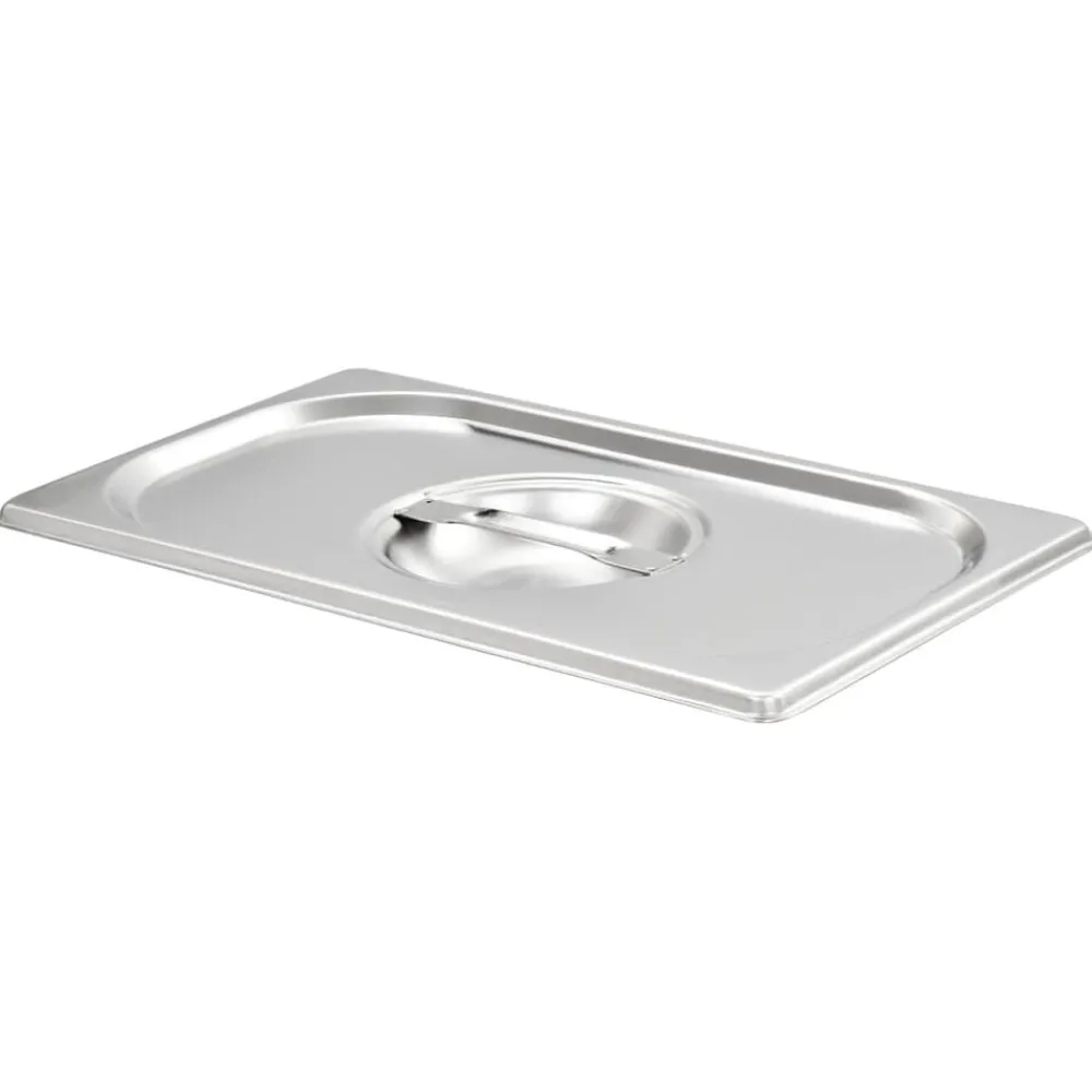Keuken & Eetkamer*vidaXL Deksels 4 st voor GN 1/4 schalen roestvrij staal