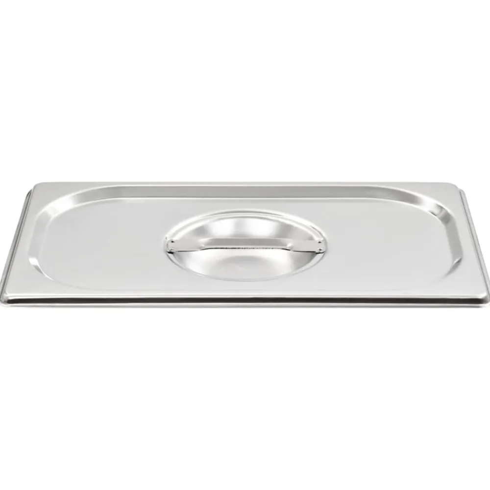 Keuken & Eetkamer*vidaXL Deksels 4 st voor GN 1/4 schalen roestvrij staal