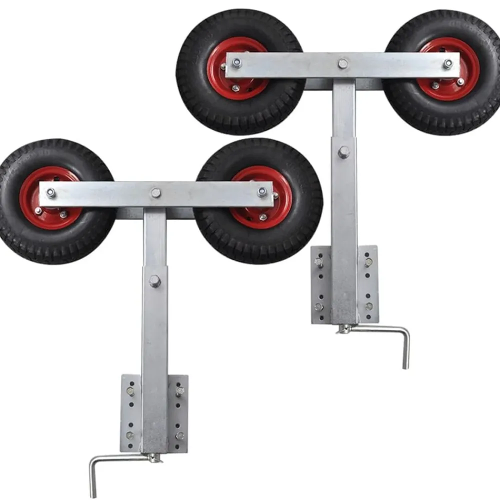 Voertuigonderdelen & -Accessoires*vidaXL 2-delige Boegsteunenset voor bootaanhanger 59-84 cm