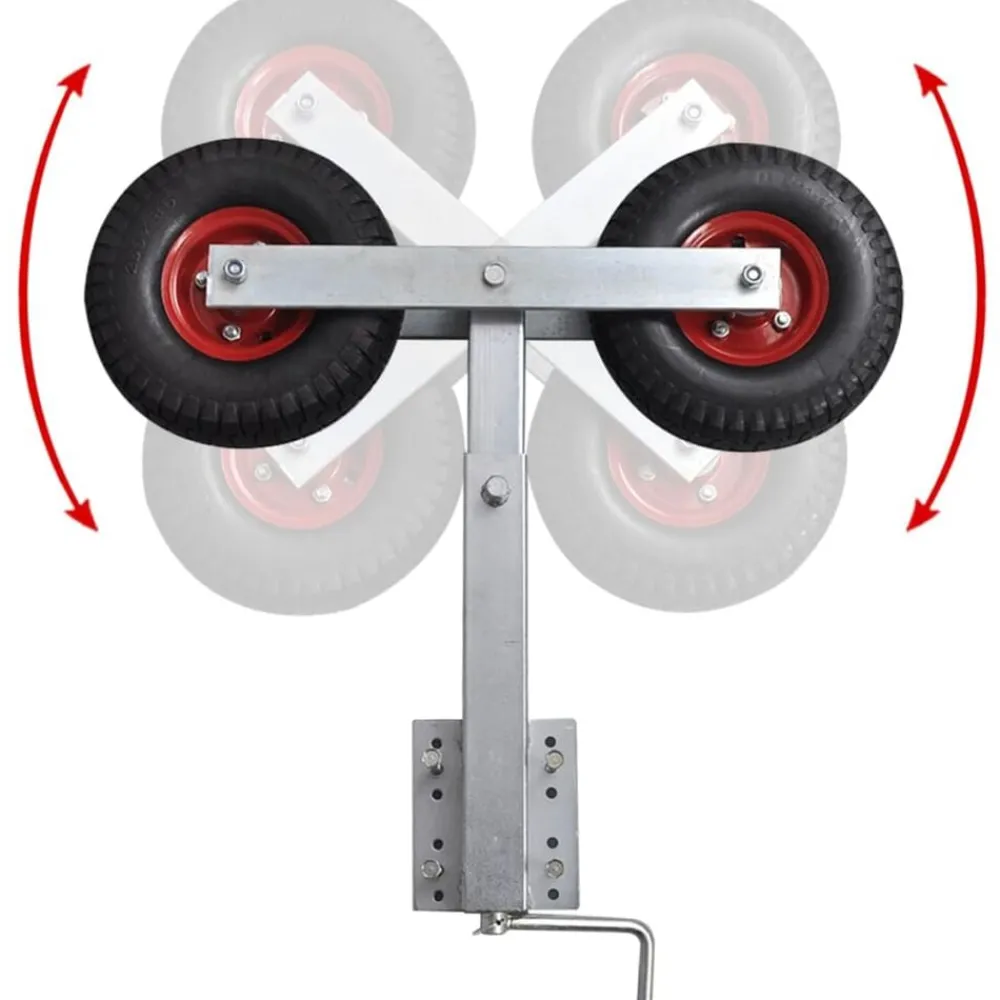 Voertuigonderdelen & -Accessoires*vidaXL 2-delige Boegsteunenset voor bootaanhanger 59-84 cm