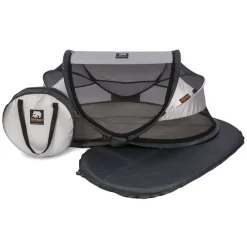 Meubelen Voor Baby'S & Peuters*vidaXL DERYAN Babyreisbedje pop-up met klamboe Luxe kleurig Zilver