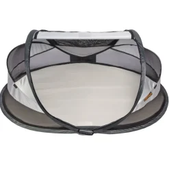 Meubelen Voor Baby'S & Peuters*vidaXL DERYAN Babyreisbedje pop-up met klamboe Luxe kleurig Zilver