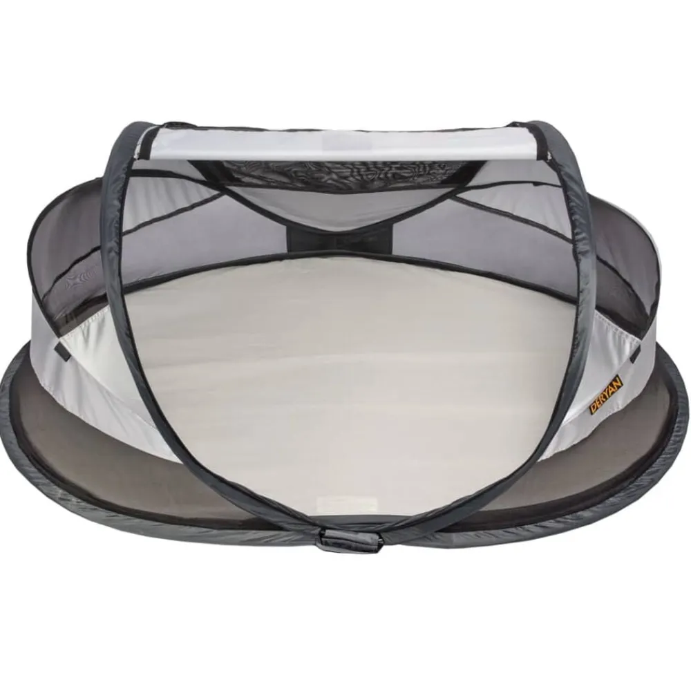 Meubelen Voor Baby'S & Peuters*vidaXL DERYAN Babyreisbedje pop-up met klamboe Luxe kleurig Zilver
