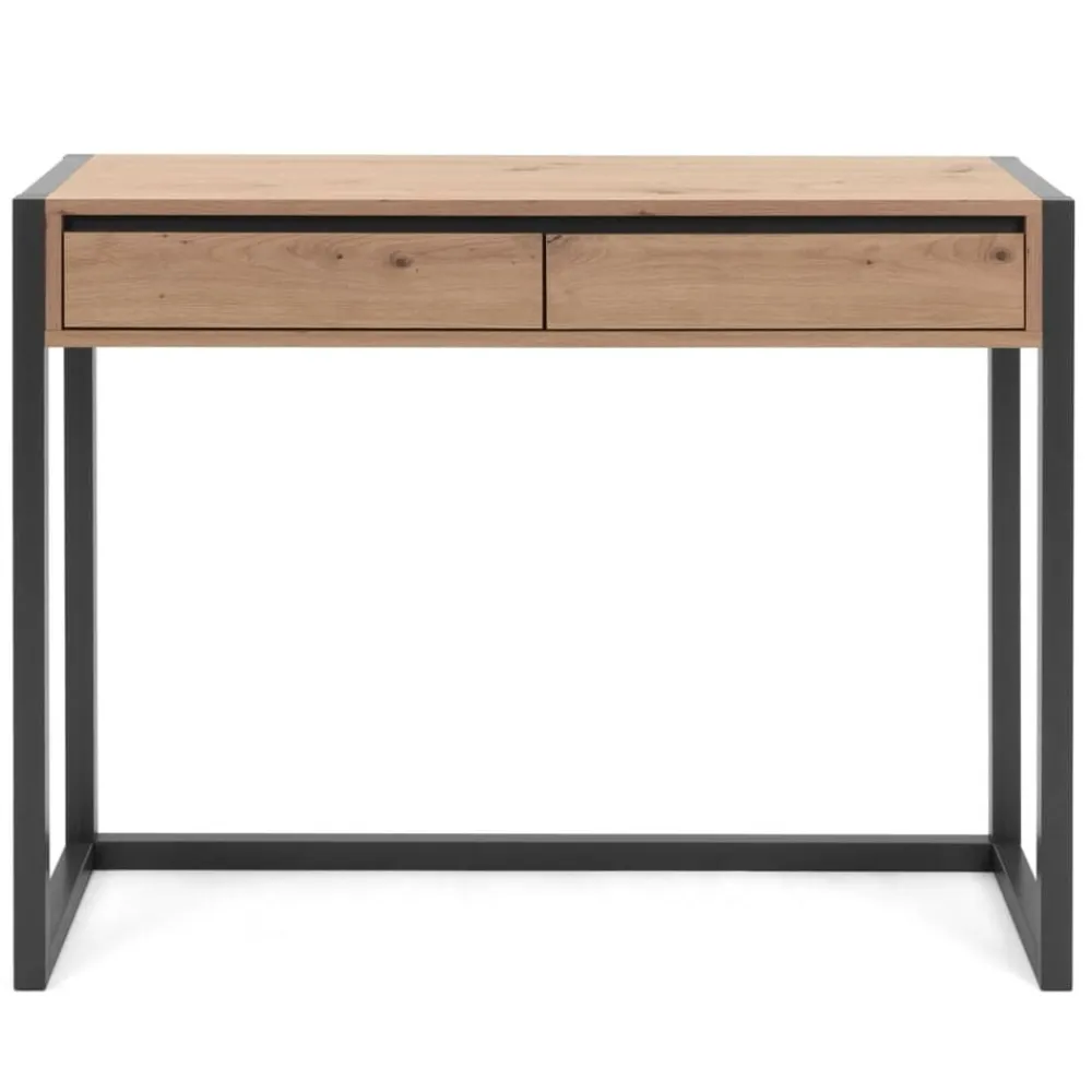 Tafels*vidaXL Finori Wandtafel Denver 44 artisan eikenkleurig en antracietgrijs