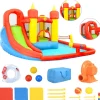 Happy Hop Springkussen met glijbaan en plonsbad 410x385x220 cm PVC>vidaXL Discount