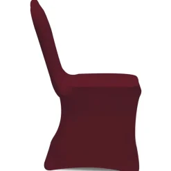 Woon- & Tuinaccessoires*vidaXL Hoes voor stoelen 50 stuks (wijnrood) Bordeauxrood