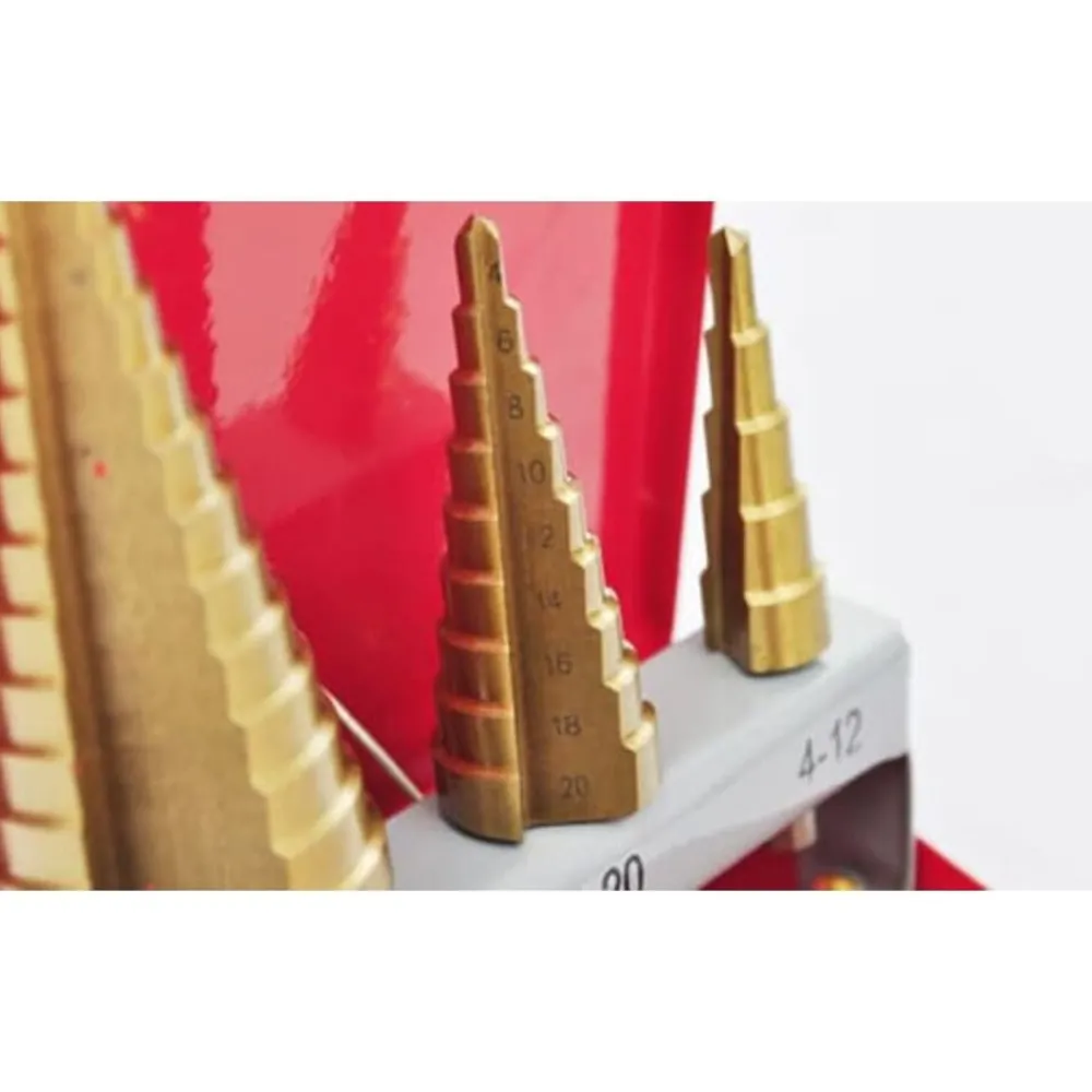 Gereedschapaccessoires*vidaXL HSS getrapte boorset 3-delig