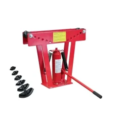 Gereedschap*vidaXL Hydraulische pijpenbuiger 12-ton met 6 mallen