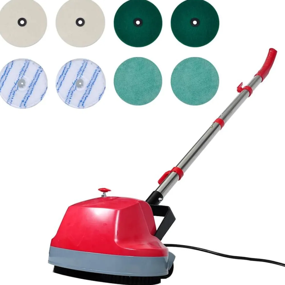 5-in-1 Tweekoppige vloerschrobber & polijstmachine>vidaXL Sale