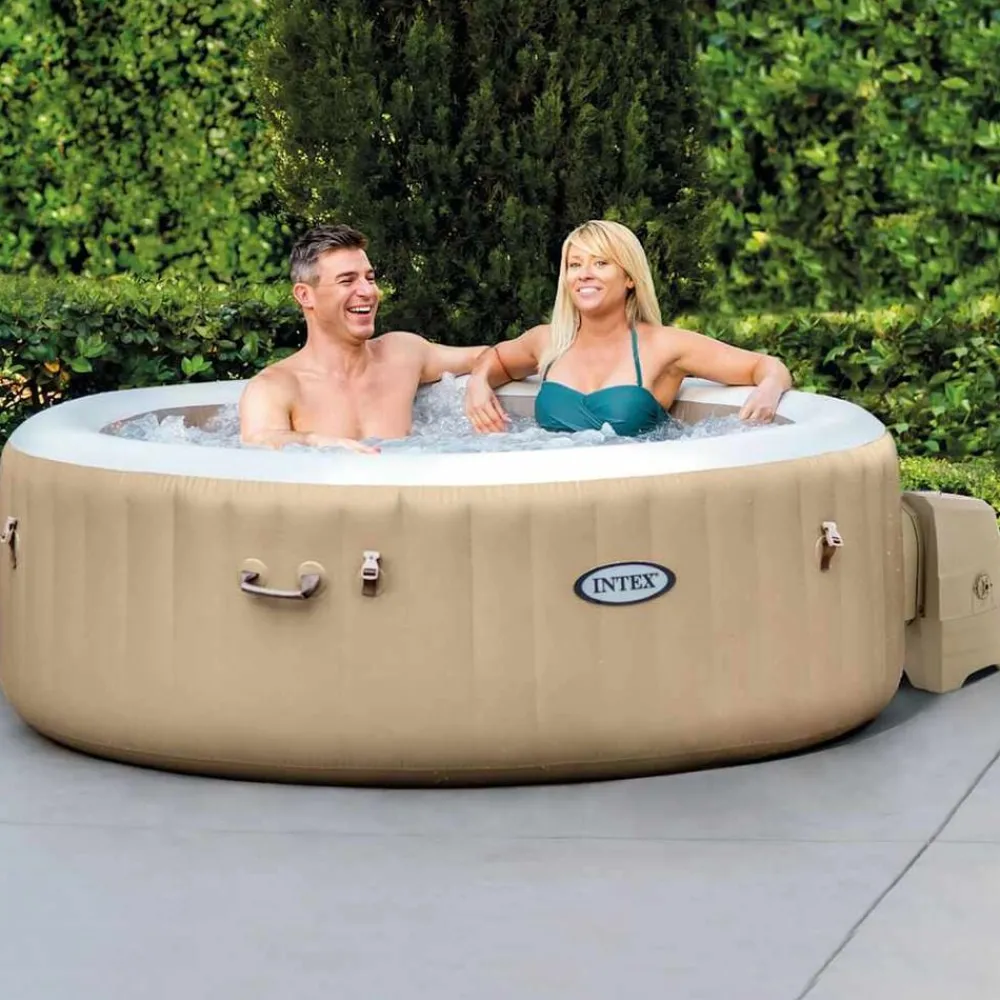 Zwembaden & Spa'S*vidaXL Intex Bubbelbad PureSpa rond 196x71 cm