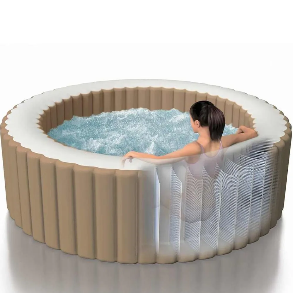Zwembaden & Spa'S*vidaXL Intex Bubbelbad PureSpa rond 196x71 cm