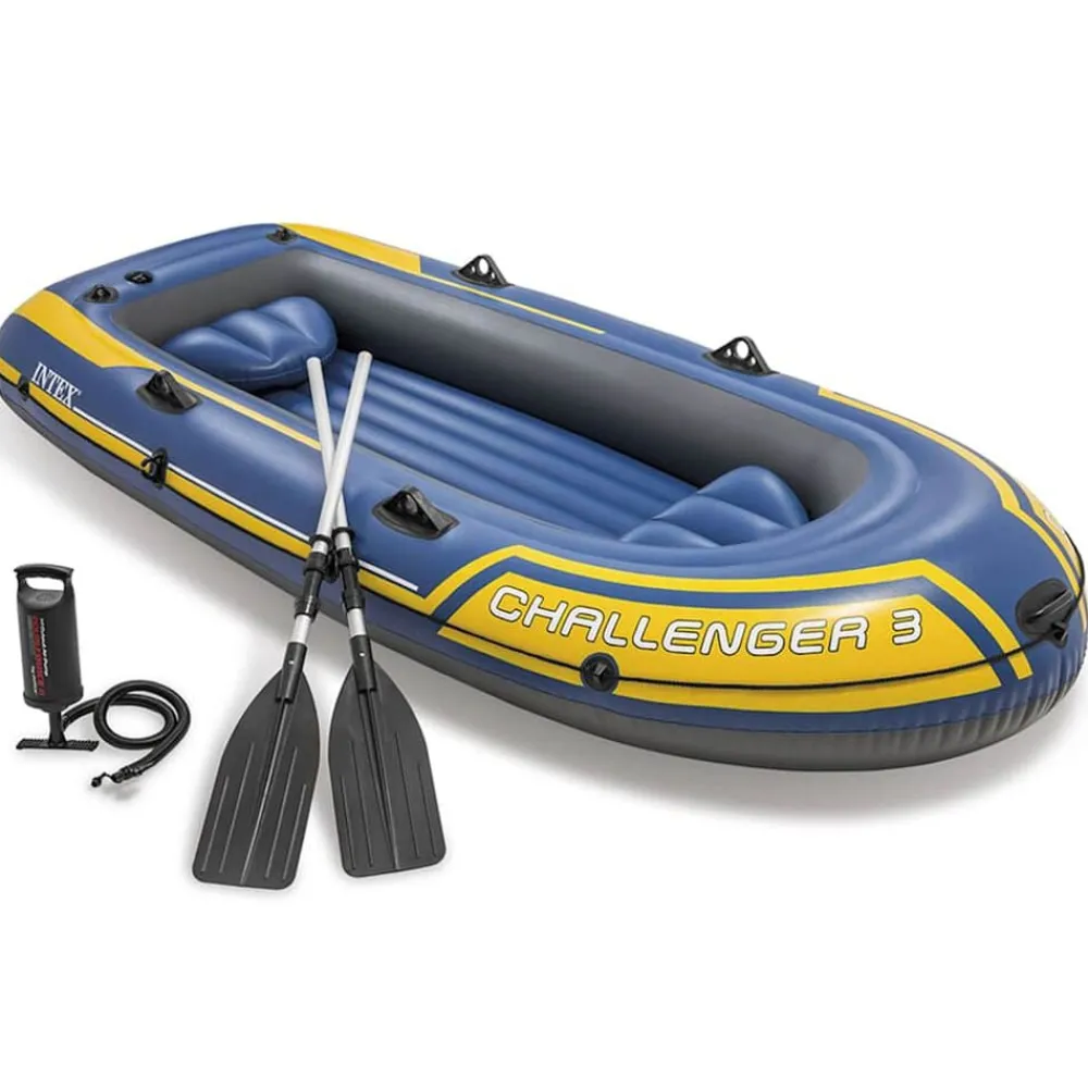 Intex Challenger 3 Opblaasboot met roeispanen en pomp 68370NP>vidaXL Sale