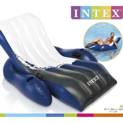 Zwembaden & Spa'S*vidaXL Intex Drijfstoel verstelbaar 180x135 cm