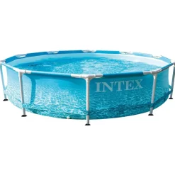 Zwembaden & Spa'S*vidaXL Intex Metal Frame Zwembad Beachside 305x76 cm