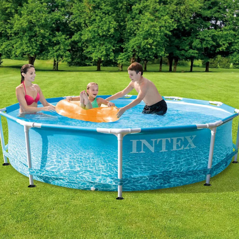 Zwembaden & Spa'S*vidaXL Intex Metal Frame Zwembad Beachside 305x76 cm