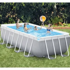 Zwembaden & Spa'S*vidaXL Intex Prism Frame Zwembadset rechthoekig 488x244x107 cm 26792GN
